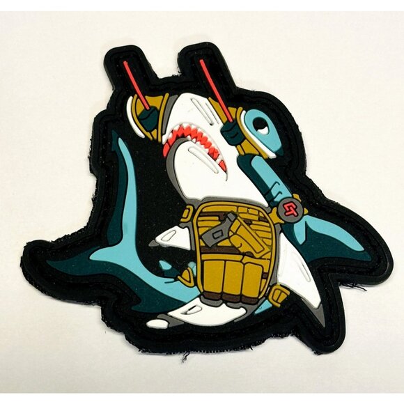 Crimson Trace Firearms Optics Shark PVC Patch Shot Show 2025 - Picture 2 of 4